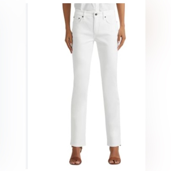 Lauren Ralph Lauren  Denim Straight Pants Size 14 - Picture 12 of 12